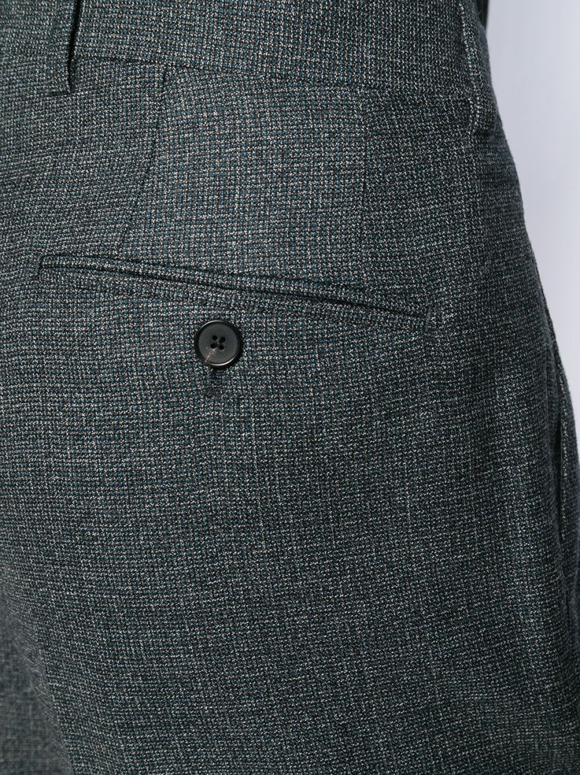 Lardini Tailored Grey Suit With Textured Fabric