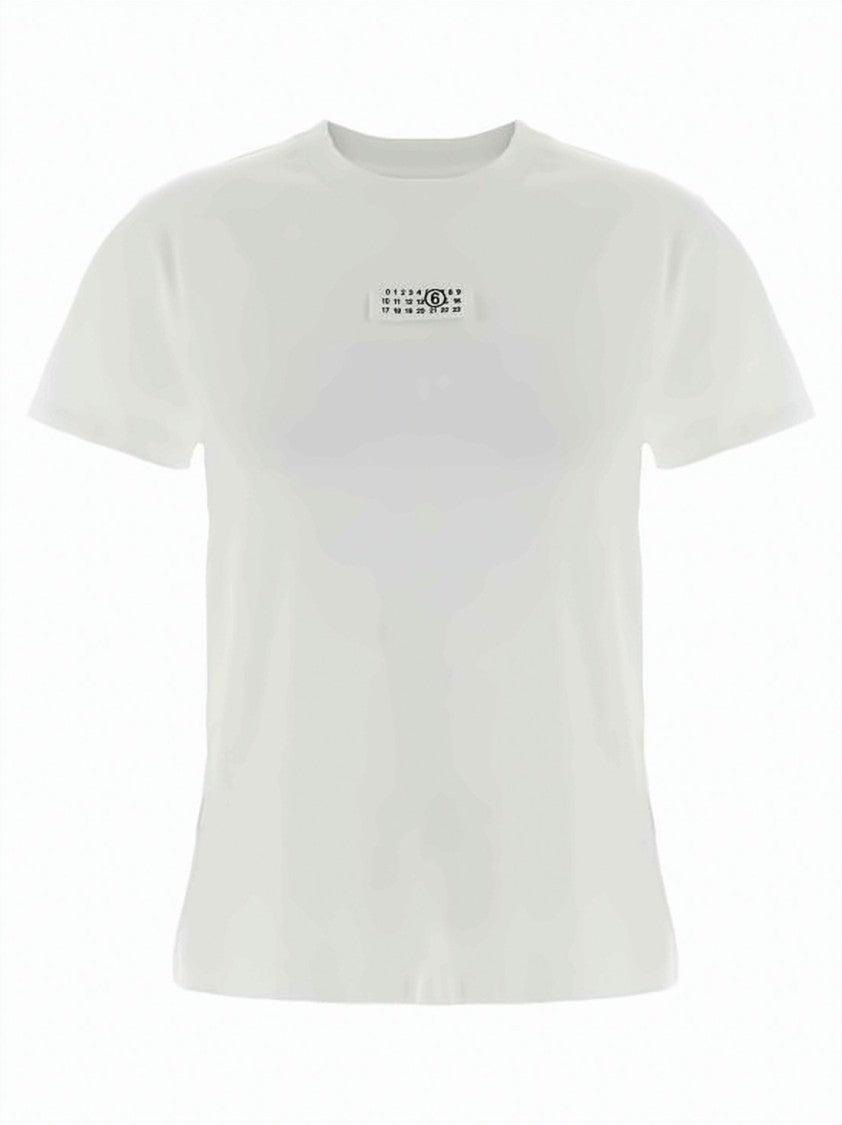 Mm6 By Maison Margiela Short-Sleeved Cotton Jersey T-Shirt