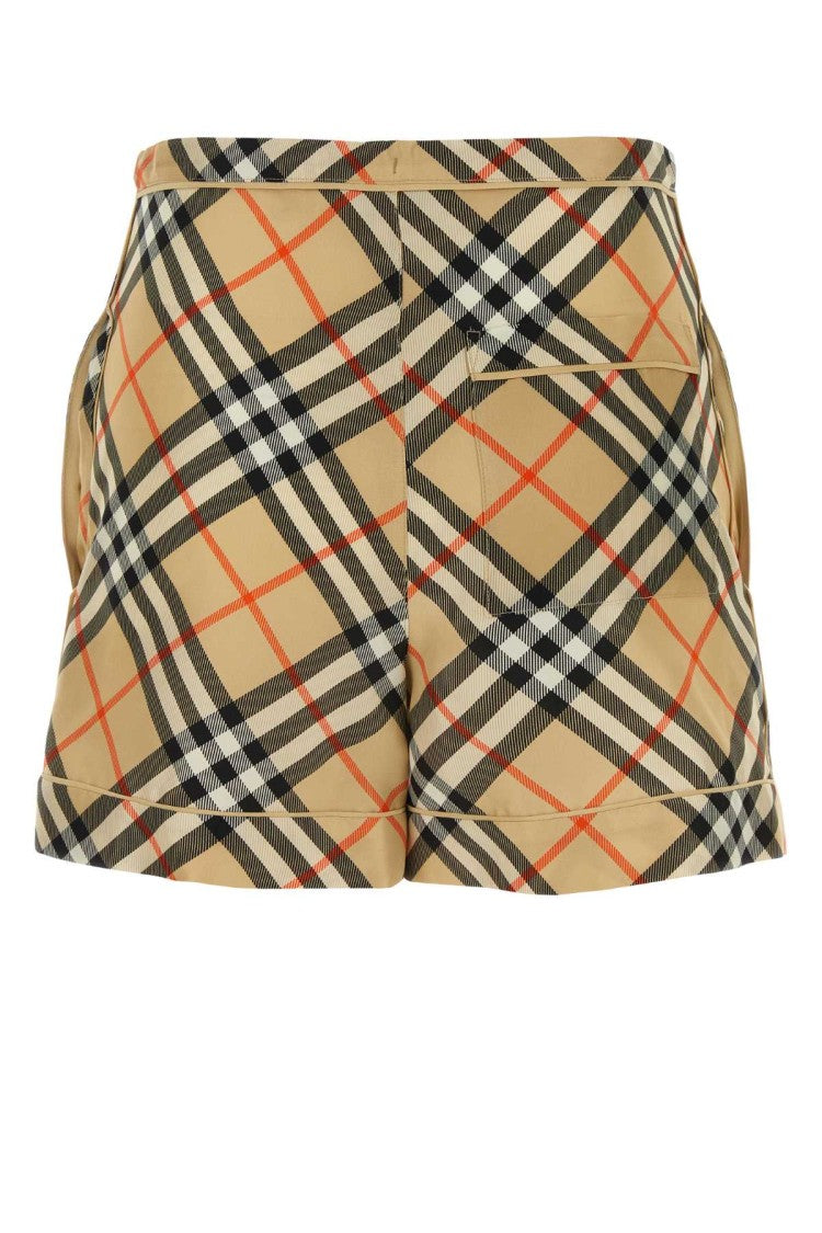 Burberry Printed Silk Shorts