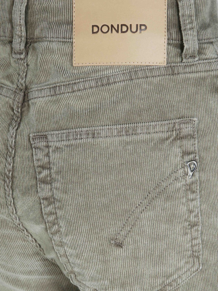Dondup Amber Needlecord Wide-Leg Pants