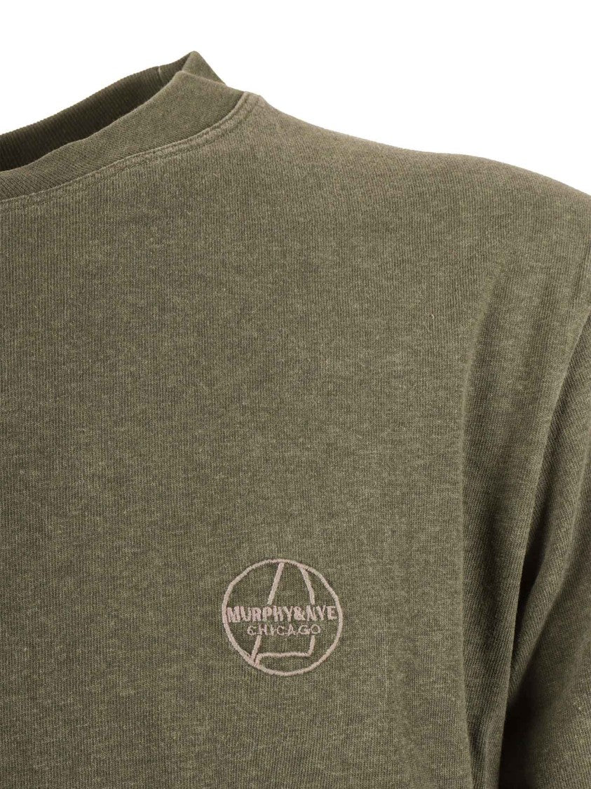 Murphy & Nye Olive Green Tug/4 Crew T-Shirt