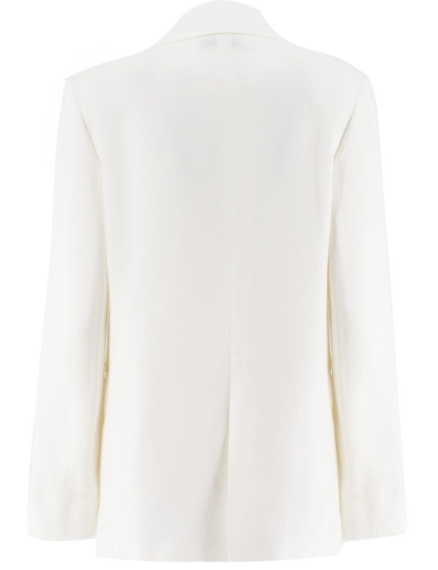 Antonelli Double Breasted Jacket With Contrasting Buttons