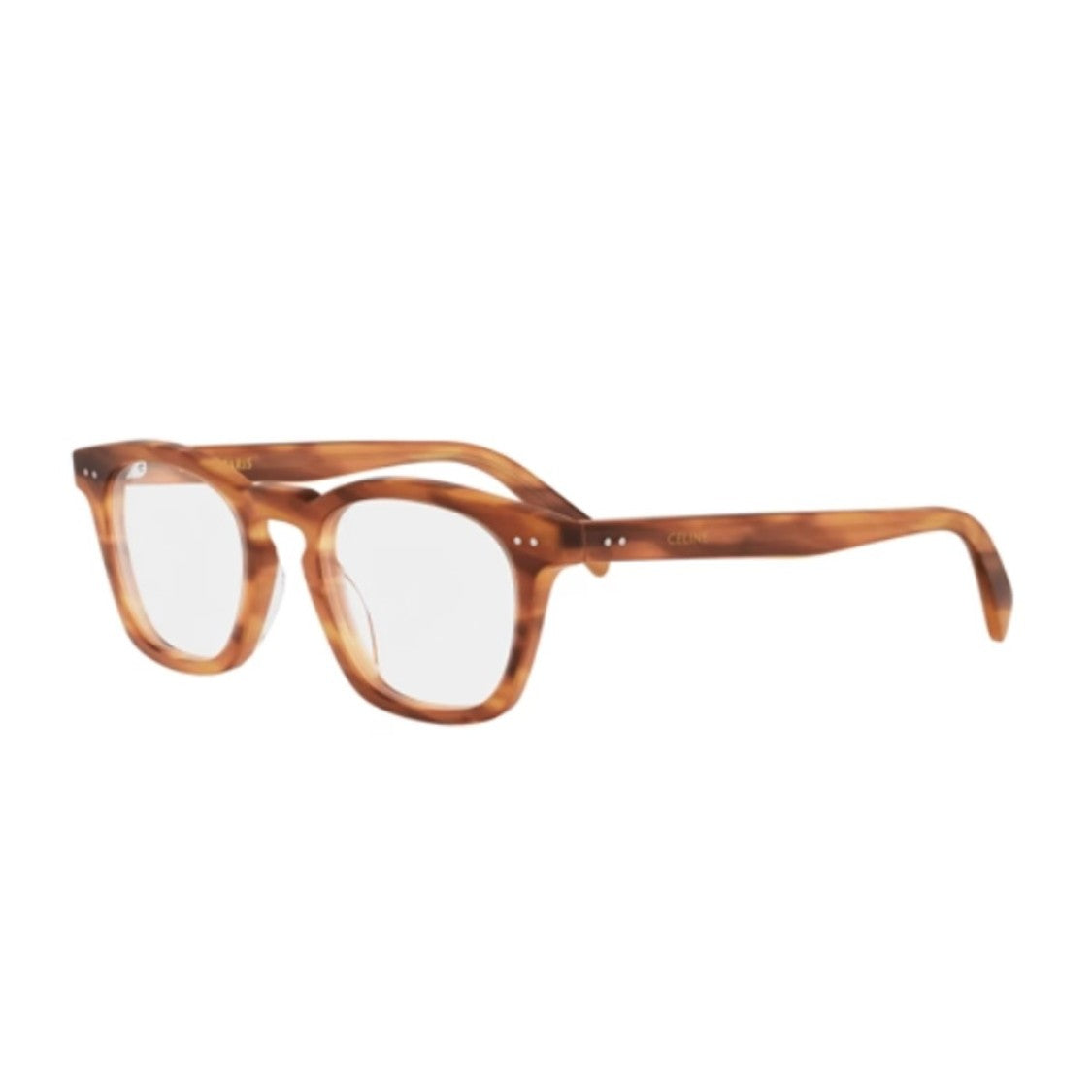 Celine Havana Thin Acetate Refined Square Sunglasses