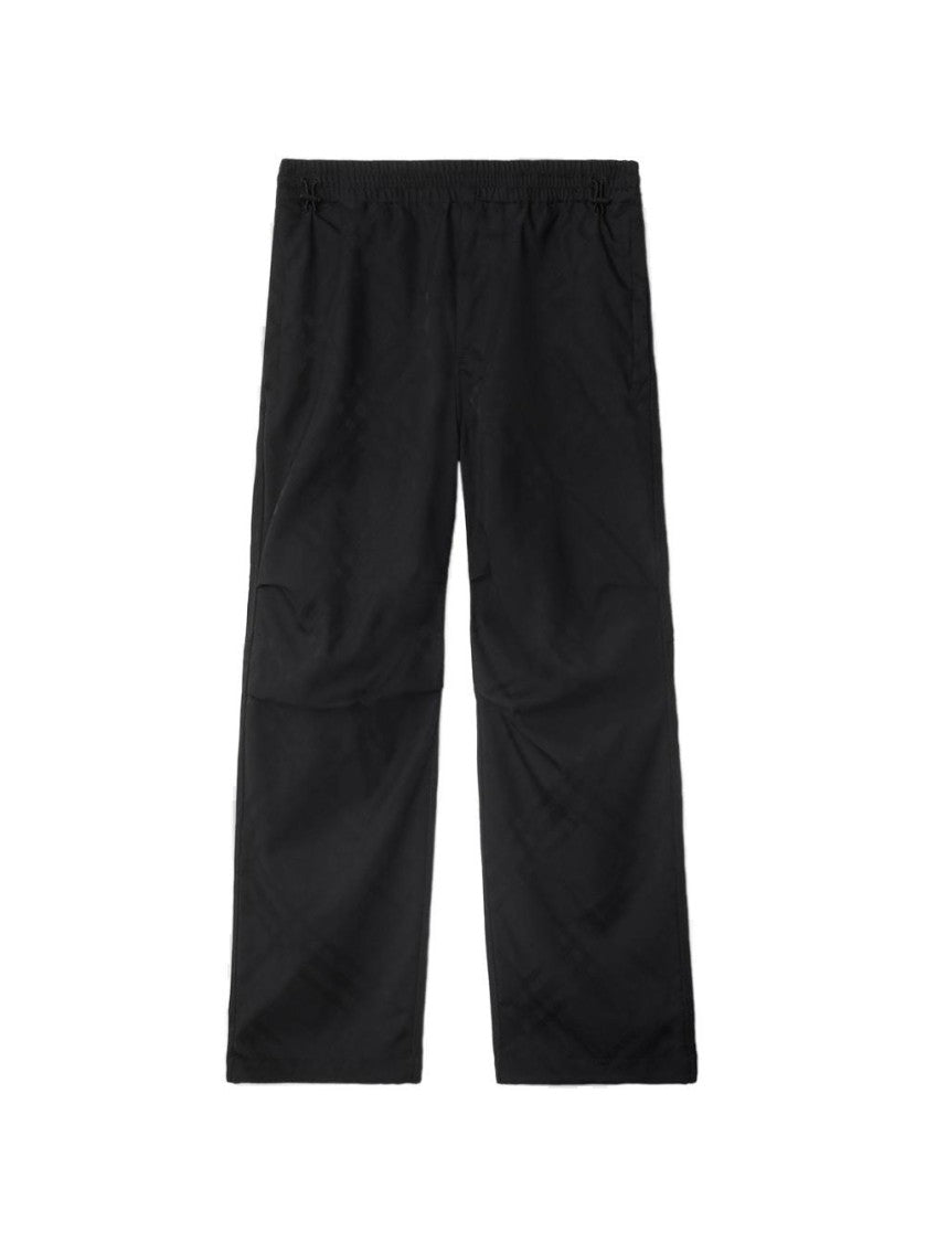 Burberry Nylon Cargo Trousers Black Ip Check
