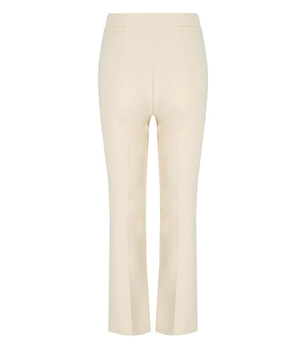Elisabetta Franchi Milk Zipped Pants