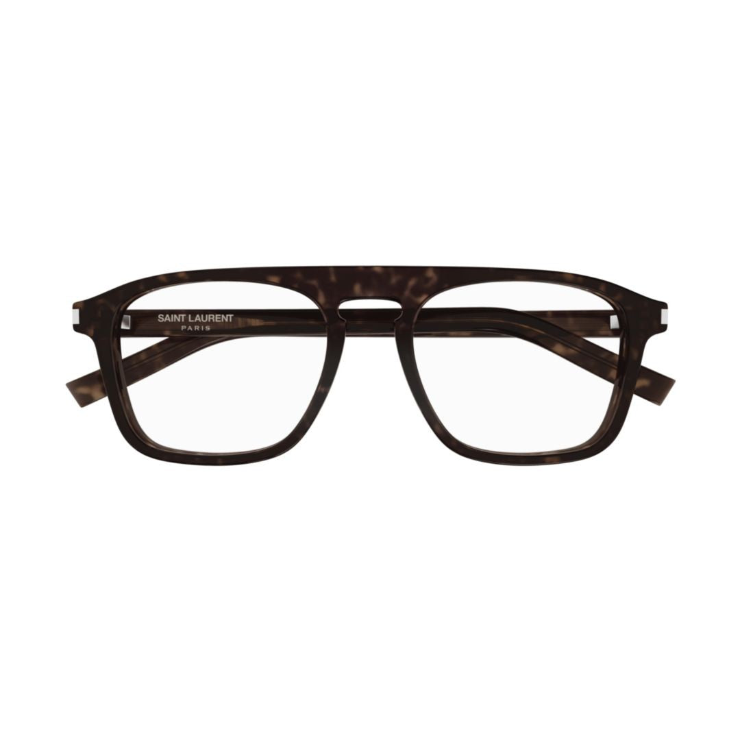 Saint Laurent Sl 157 Tortoiseshell Rectangular Eyeglasses