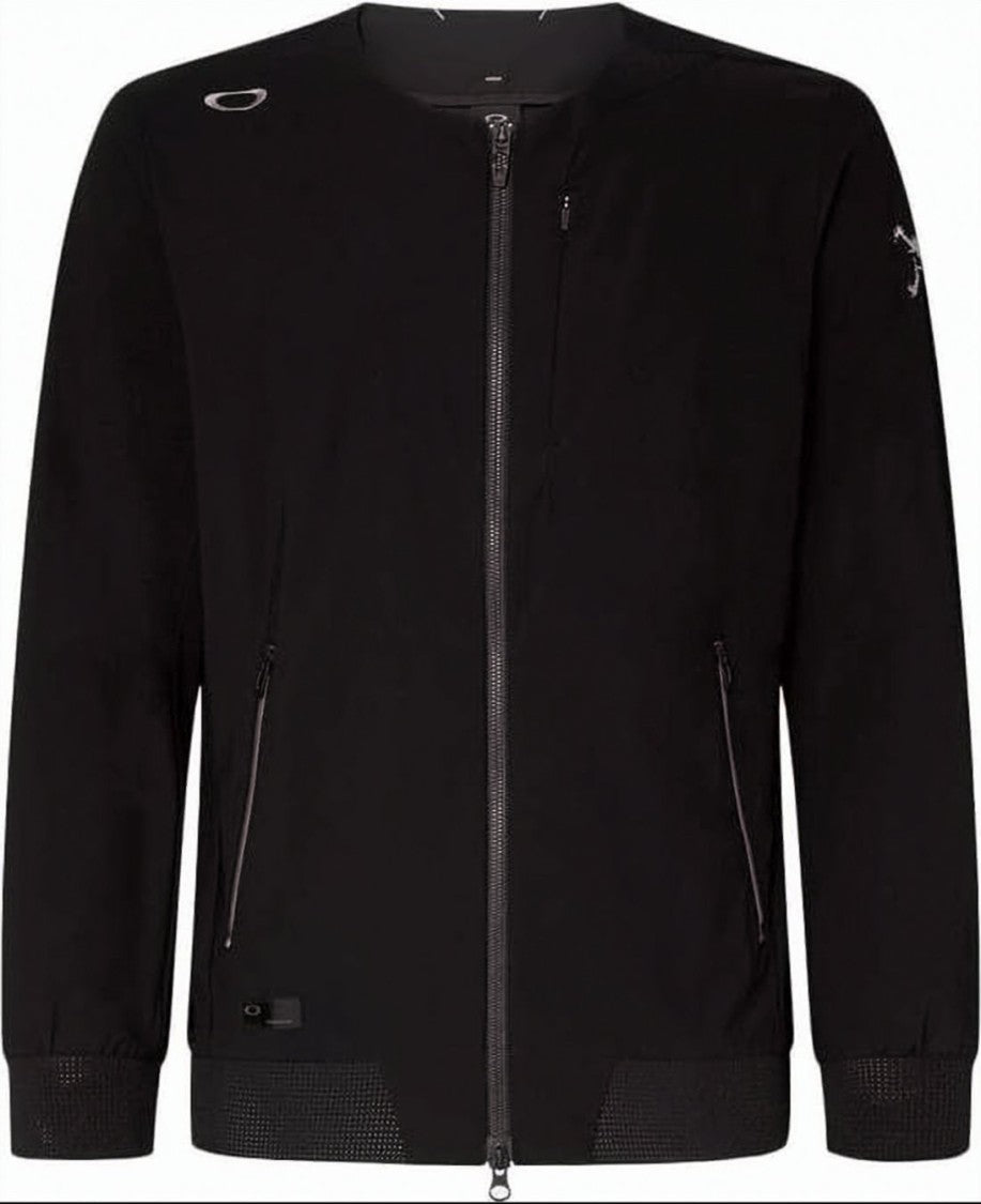 Oakley Black Jacket With Subtle Logo Details