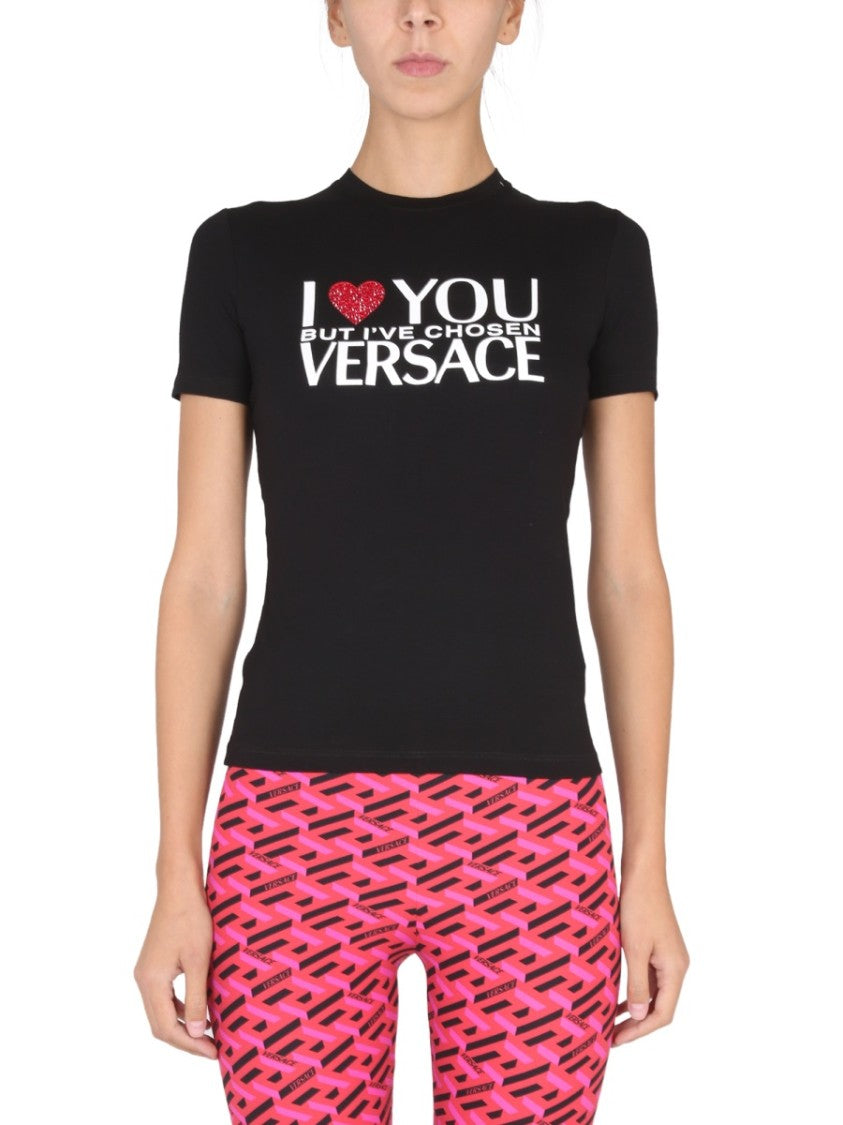 Versace "I ♡ You But..." T-Shirt