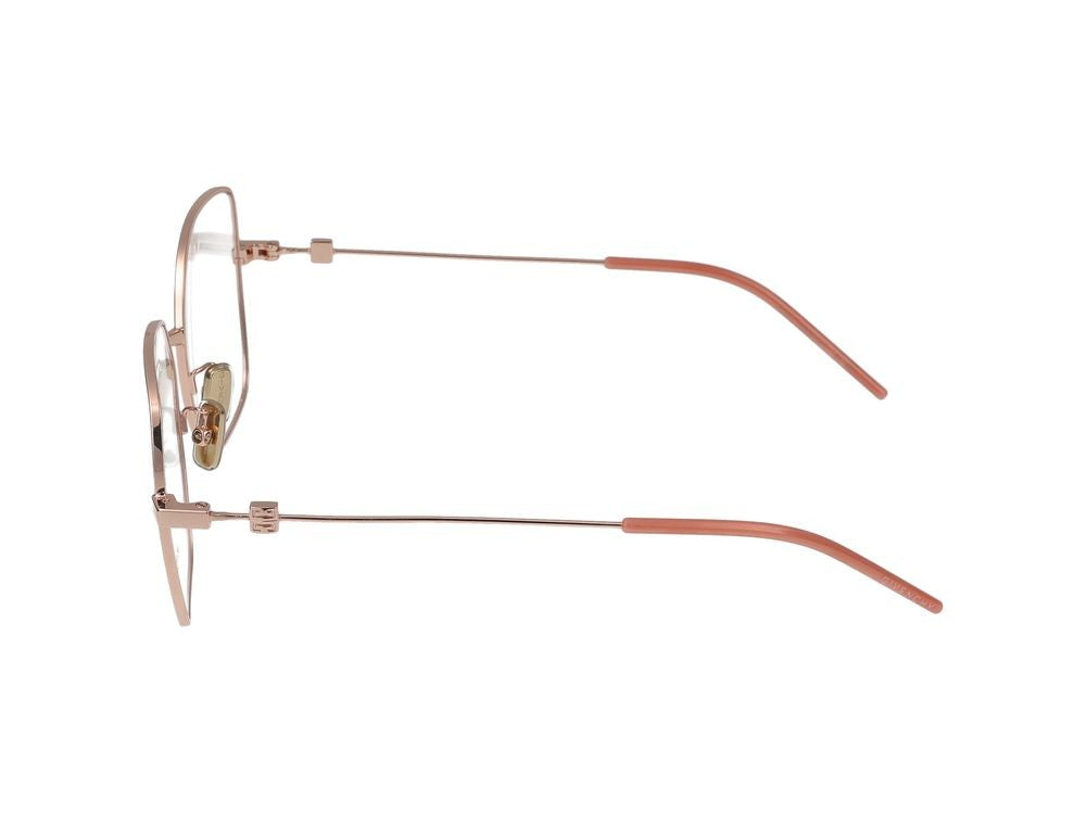 Givenchy Black Square Metal Eyeglasses