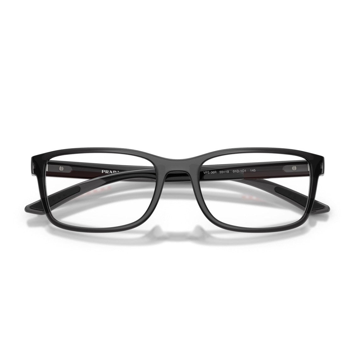 Prada Linea Rossa Grey Ps 06Rv Fabric Rectangular Sunglasses