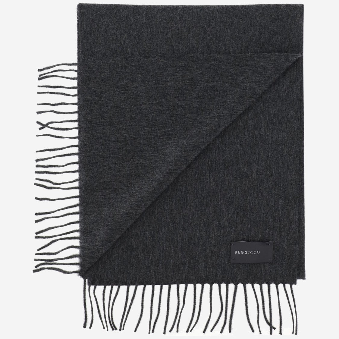 Alex Begg Cashmere Scarf With Fringed Edges