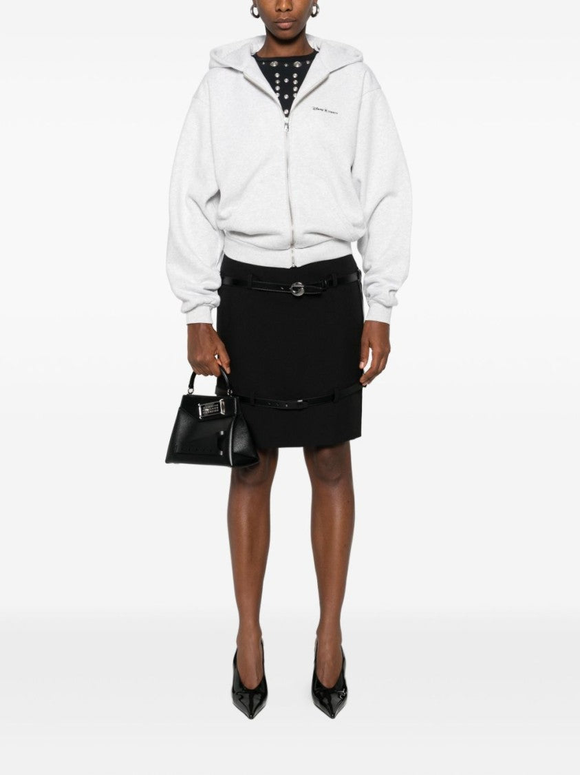 Coperni Zip-Up Hoodie With Crown Detail Crafted