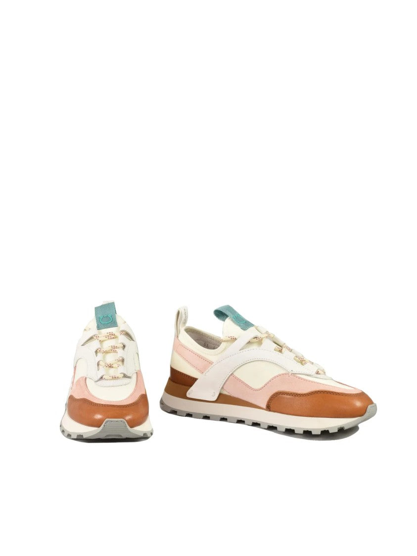 Salvatore Ferragamo White Leather Sneakers