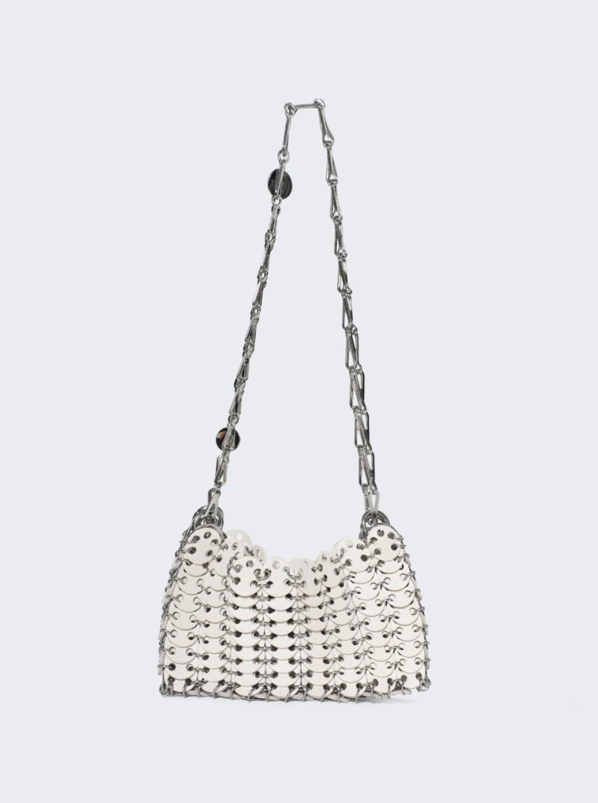 Rabanne Nano Iconic 1969 Bag Cream And Silver