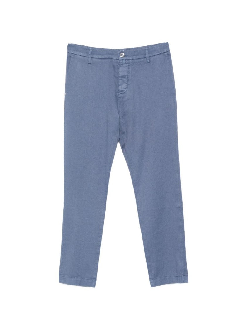 Jacob Cohen Straight-Leg Trousers With Button Fastening And Side Pockets