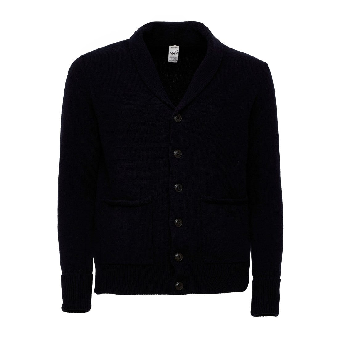 Grp Shawl Collar Wool-Cashmere Cardigan