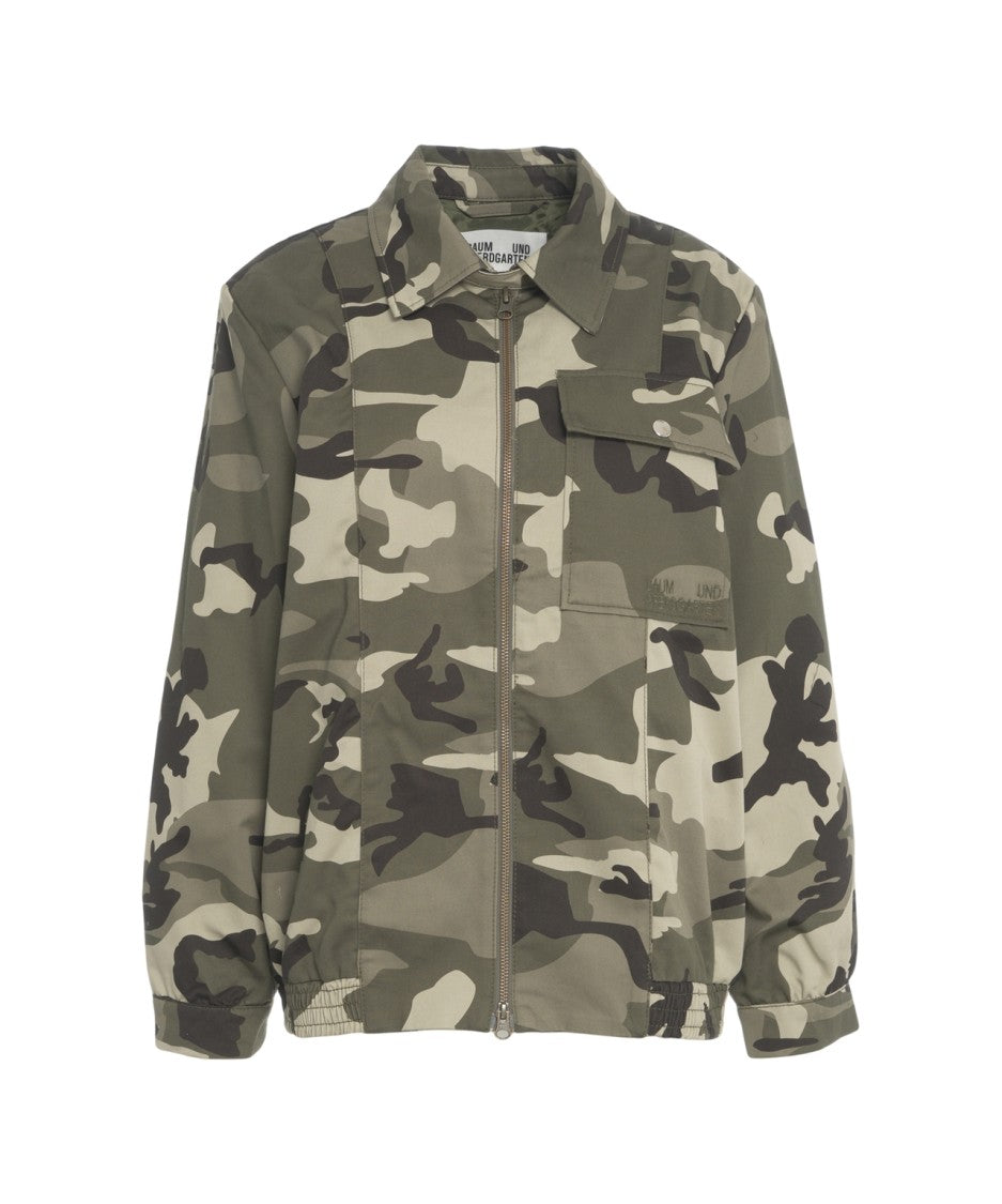 Baum Und Pferdgarten Camouflage Pattern Beline Jacket With Structured Collar And Functional Design