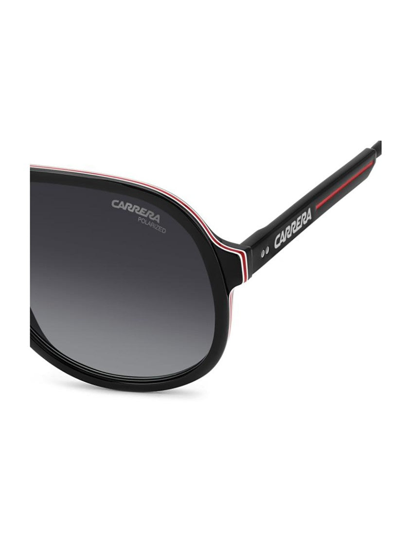 Carrera Oversized Aviator Black Acetate Sunglasses
