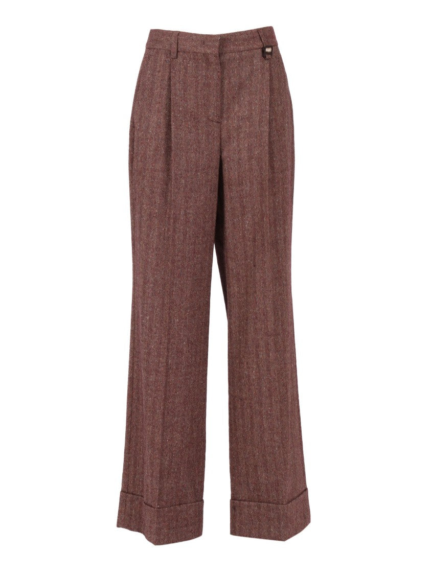 Lorena Antoniazzi Wide-Leg Pants With Tailored Fit