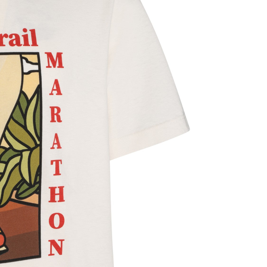 Golden Goose Cream Graphic Printed T-Shirt