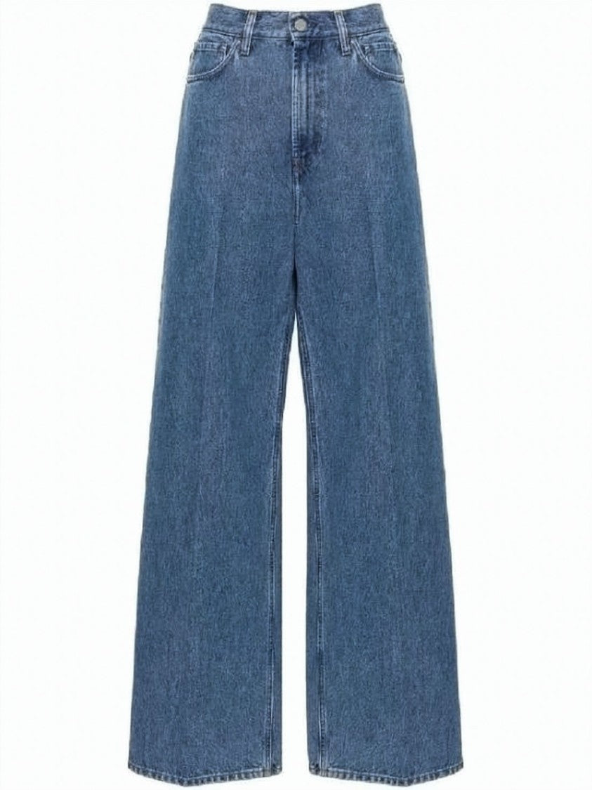 Totême Wide-Leg Denim Pants With Classic Five-Pocket Design