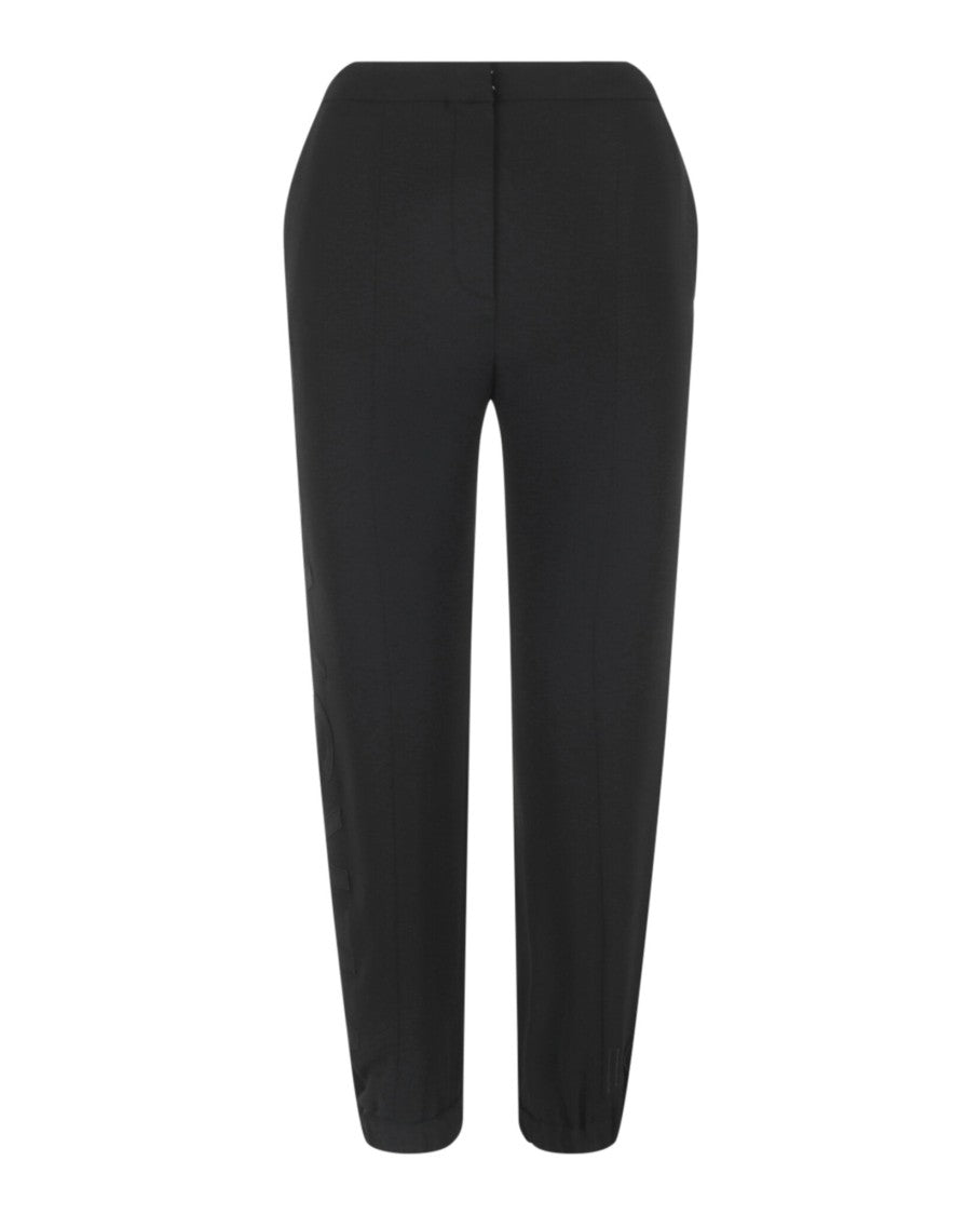 Versace Embroidered Logo Trousers