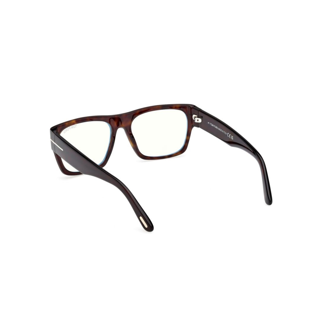 Tom Ford Ft6035-B Tortoiseshell Rectangular Frame Eyeglasses