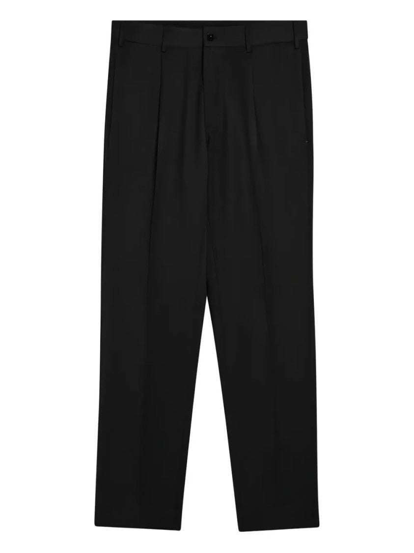 Santaniello Cropped Tailored Pants With Single Pleat