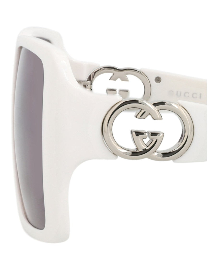 Gucci Square-Frame Injection Sunglasses