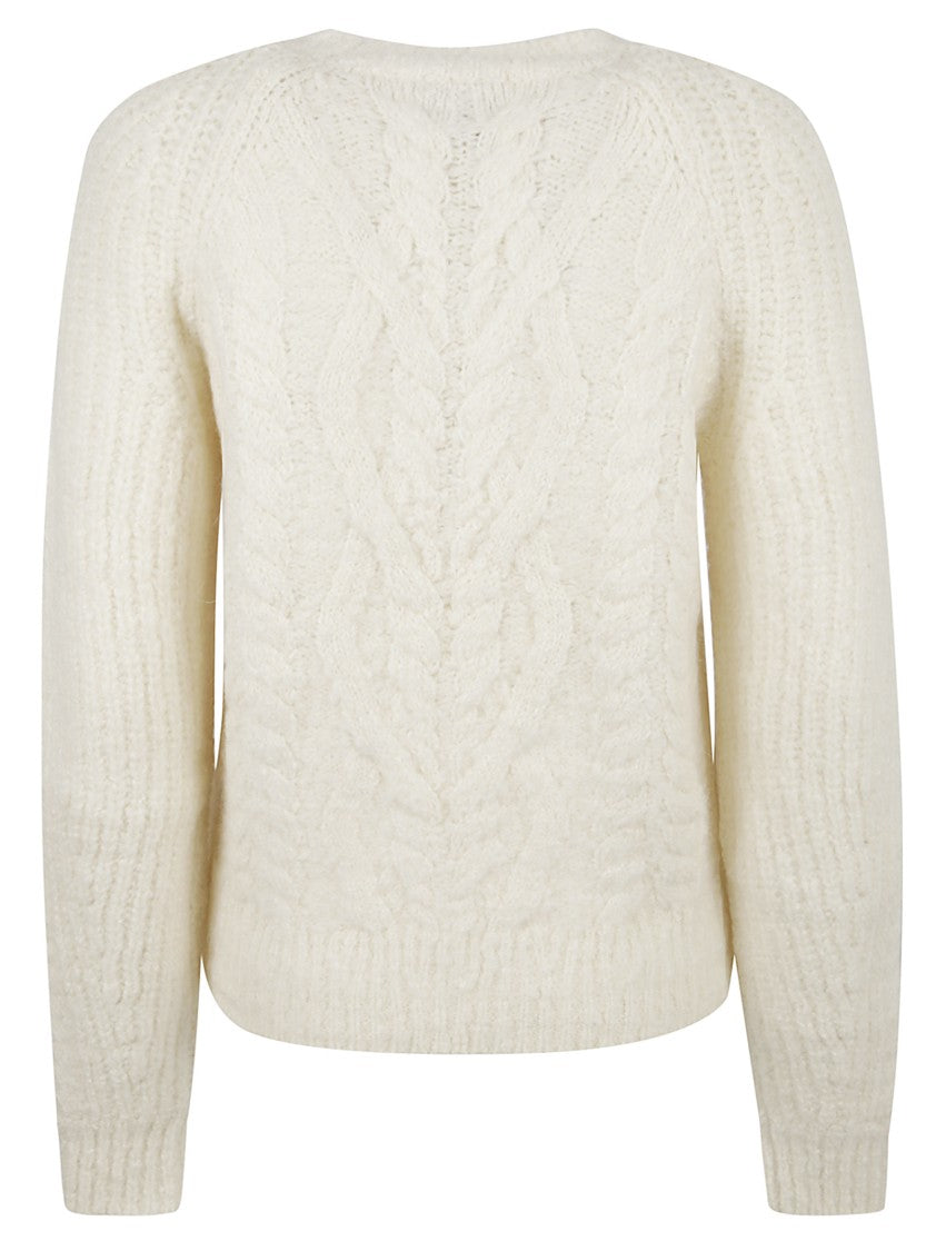 Isabel Marant Classic Cable Knit Sweater With Relaxed Fit