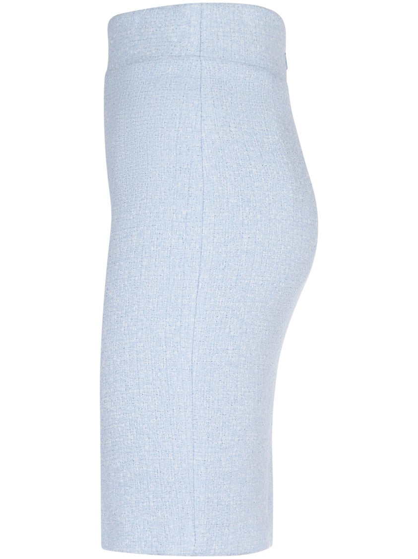 Tagliatore Fitted High-Waisted Skirt With Subtle Texture
