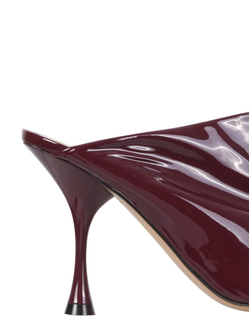 Bottega Veneta Painted Leather Mules With 9cm Heel