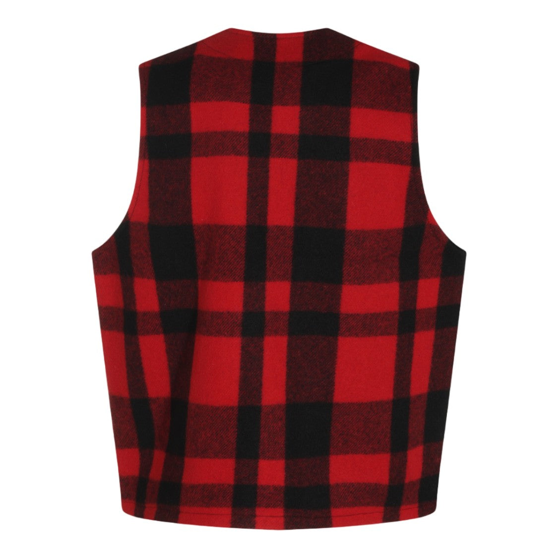 Filson Buffalo Plaid Button-Down Patch Pocket Vest