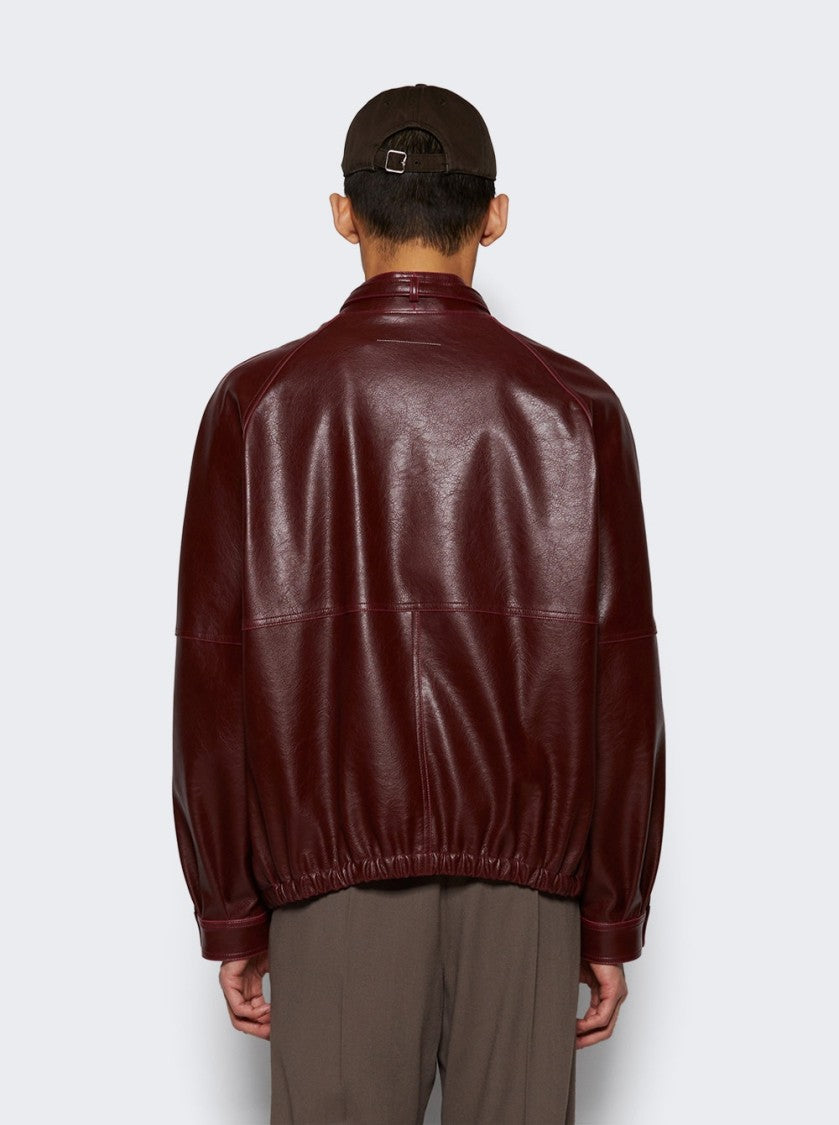 Mm6 By Maison Margiela Sports Jacket Burgundy