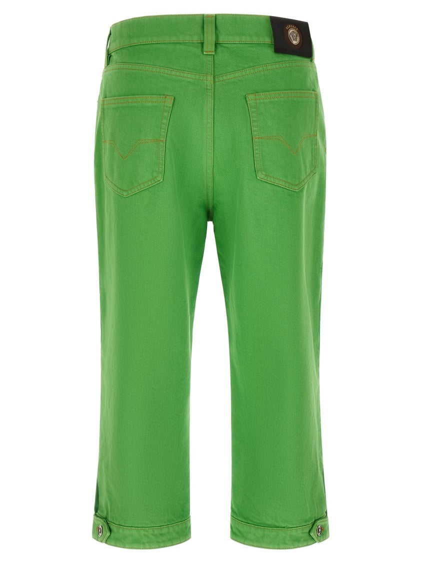 Versace Garment-Dyed Capri Jeans