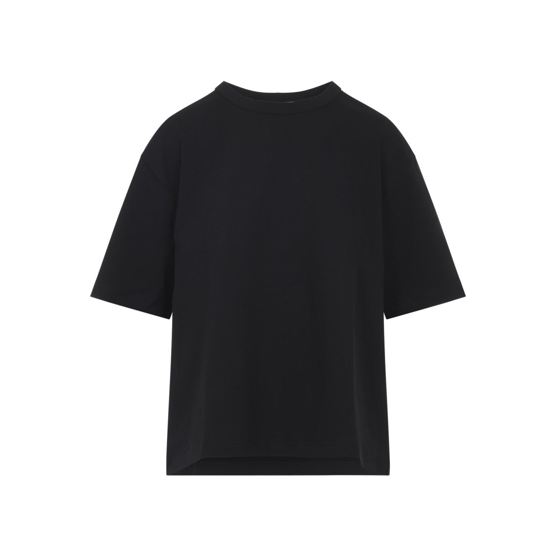 Studio Nicholson Black Cotton T-Shirt With Relaxed Fit