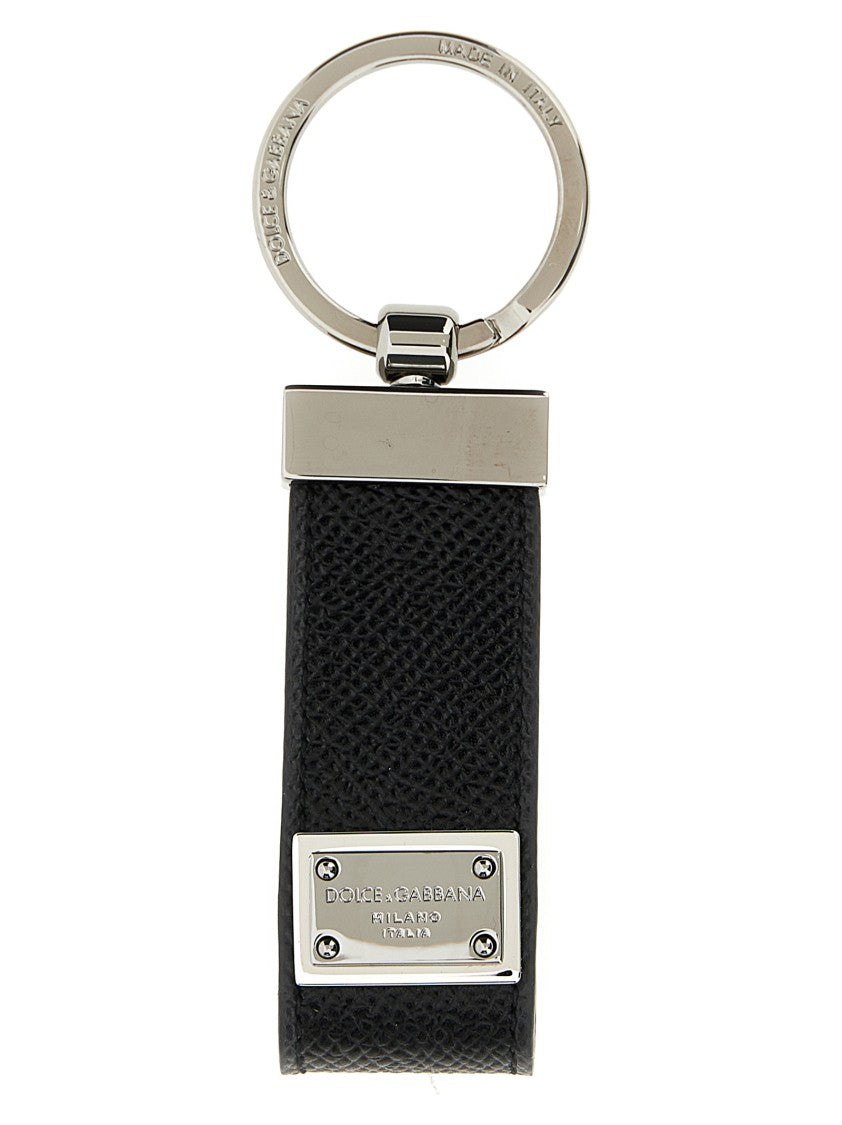 Dolce & Gabbana Logo Plaque Keyring