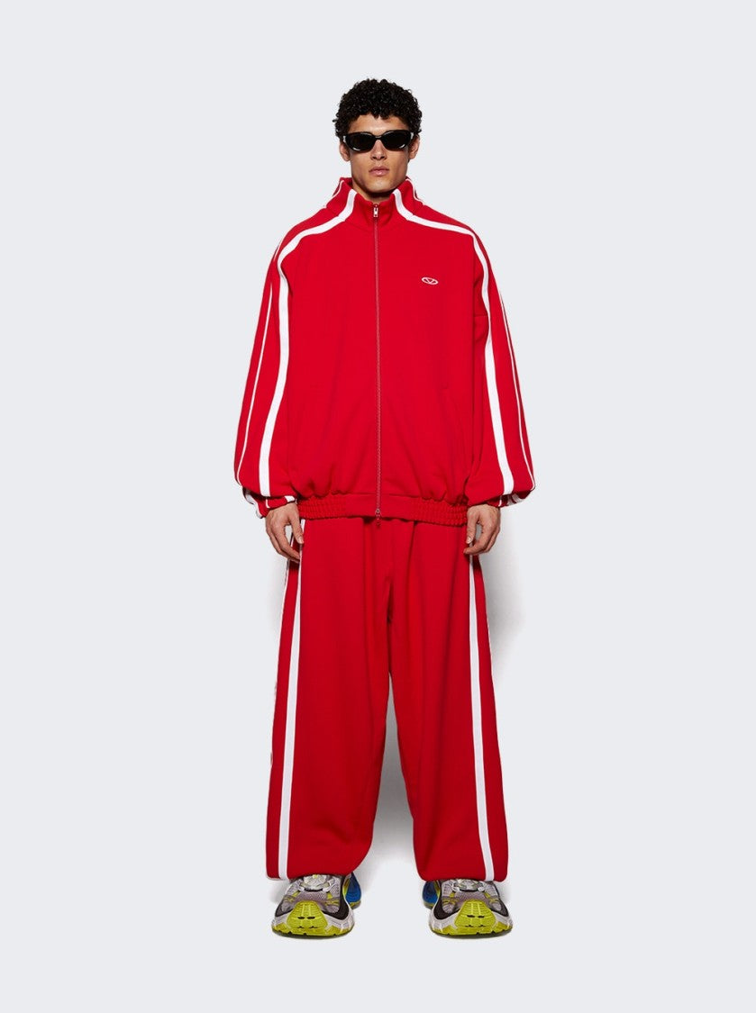 Vetements Oval Logo Gym Jacket Red