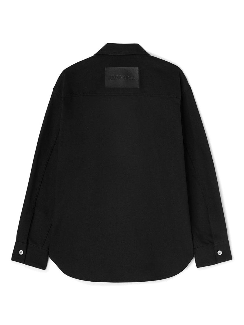 Jil Sander Classic Button-Up Shirt With Subtle Logo Patch