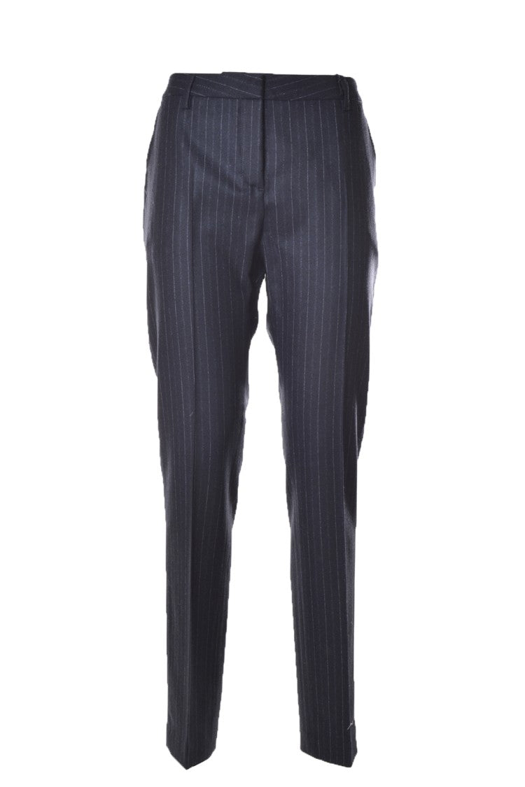 Tonello Tailored Wool And Cashmere Pinstripe Trousers