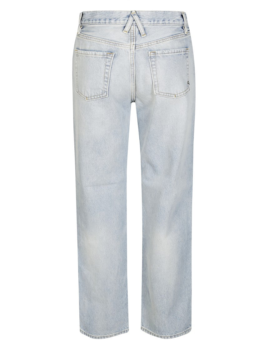 Cycle Light Wash Straight-Leg Denim Jeans