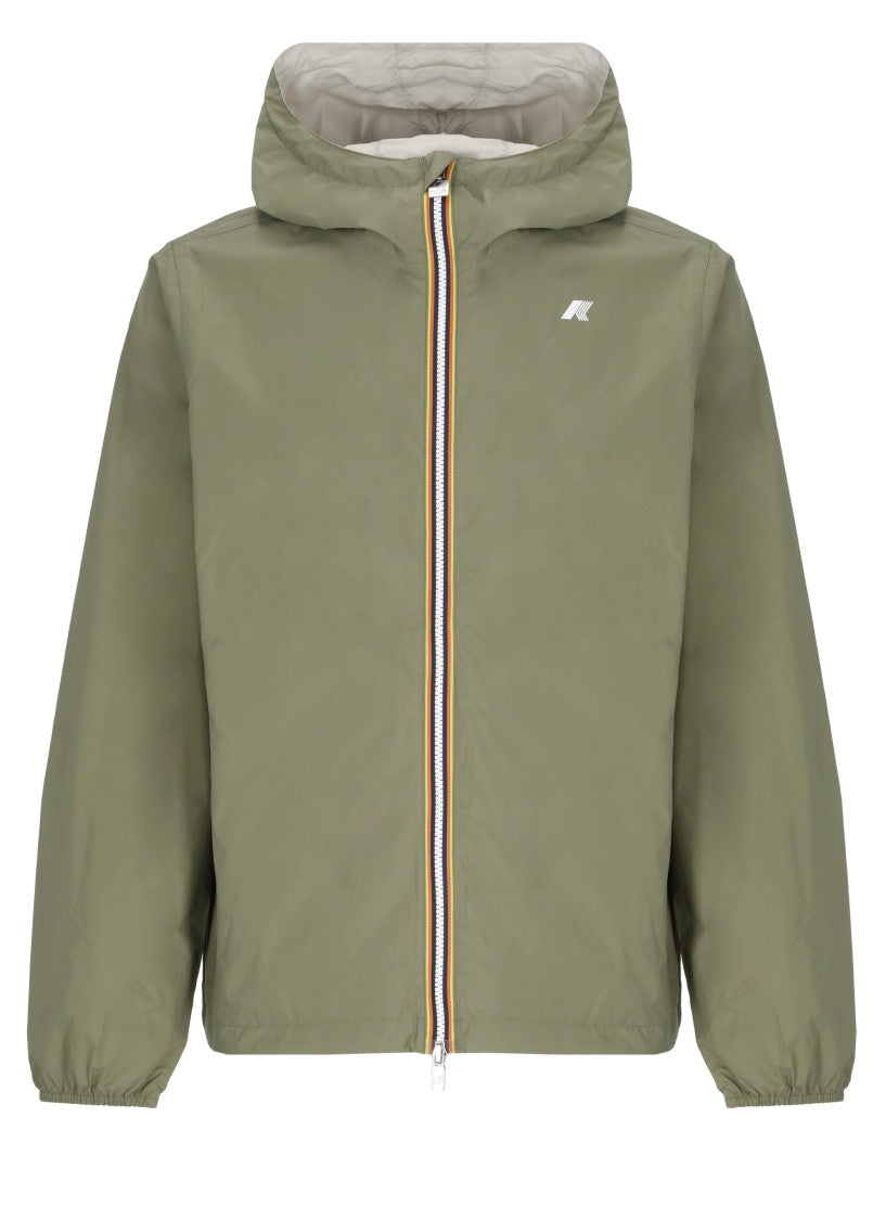 K-Way Army Green Jake Plus Reversible Jacket