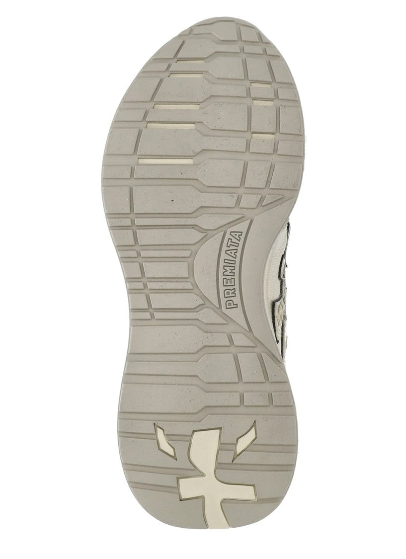 Premiata Ivory Lauryn 8133 Snake Sneakers
