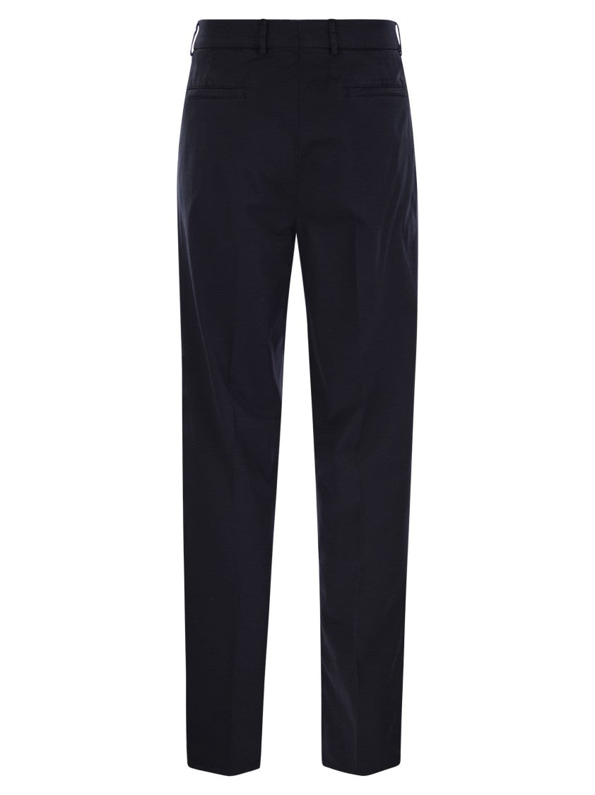 Brunello Cucinelli Garment-Dyed Leisure Fit Trousers