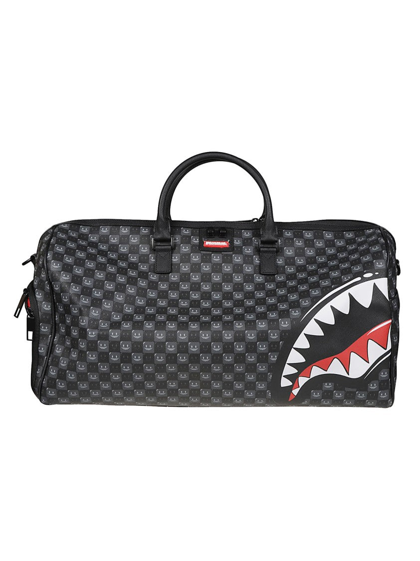 Sprayground Sharks In Paris Bubbly Shark Graphic Pvc Duffle Bag