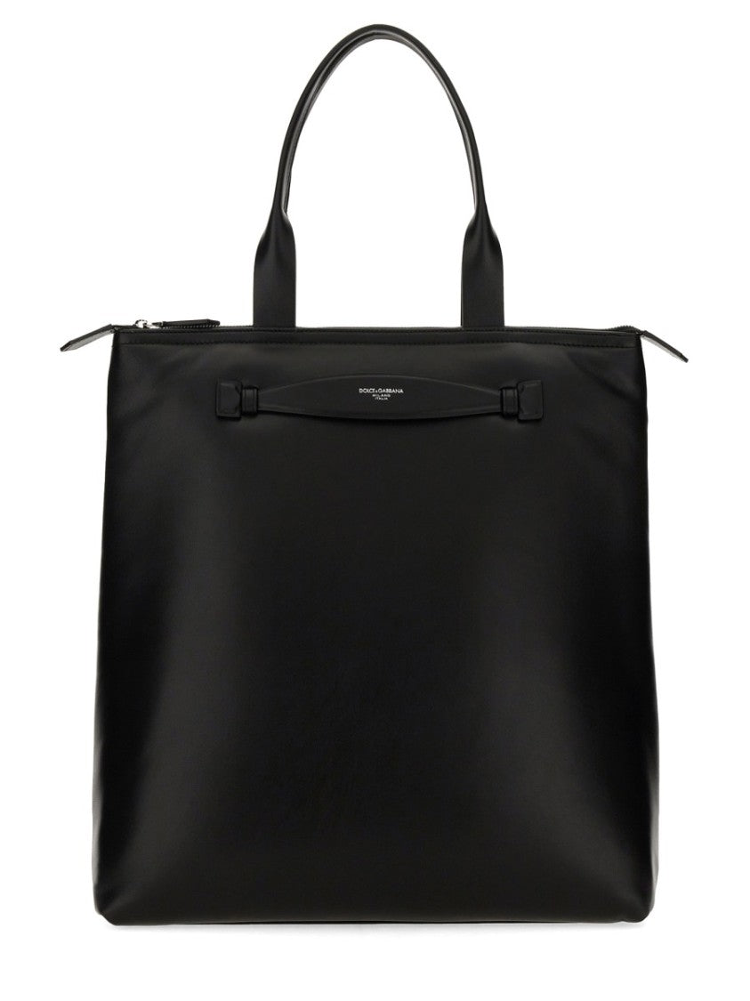 Dolce & Gabbana Leather Shopping Bag