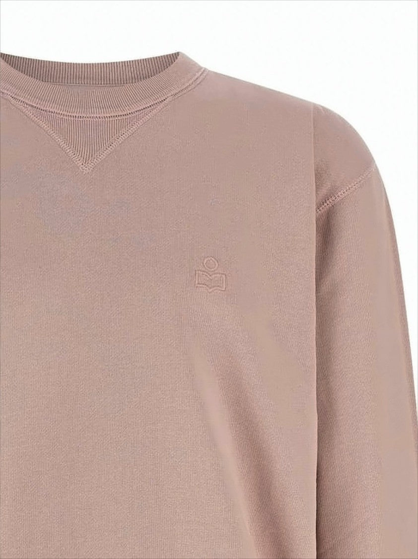 Isabel Marant Minimalist Long-Sleeve Crewneck Sweatshirt