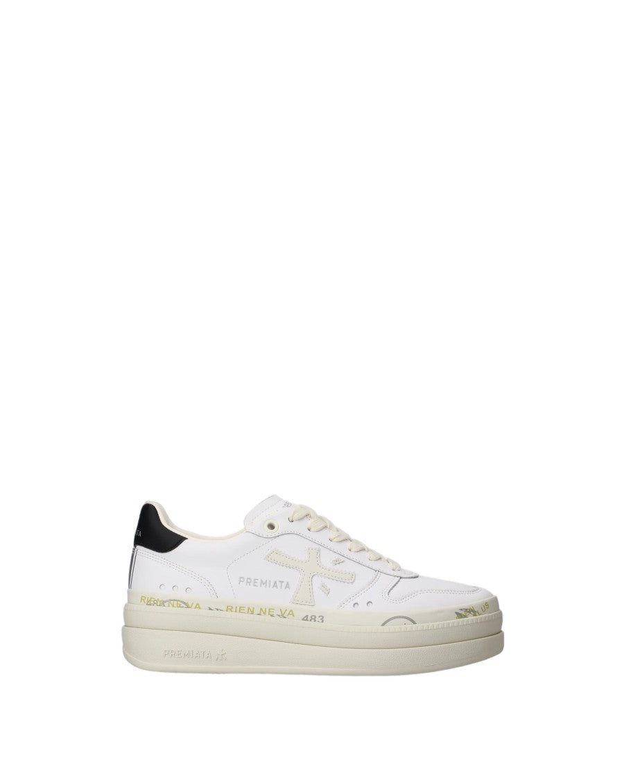 Premiata Double-Layer Platform Midsole Sneakers