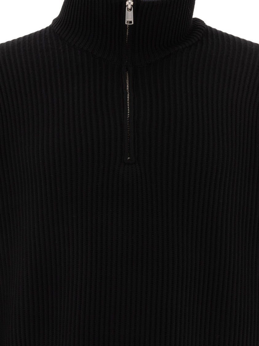 Nonnative Ribbed Knitwear With High Collar