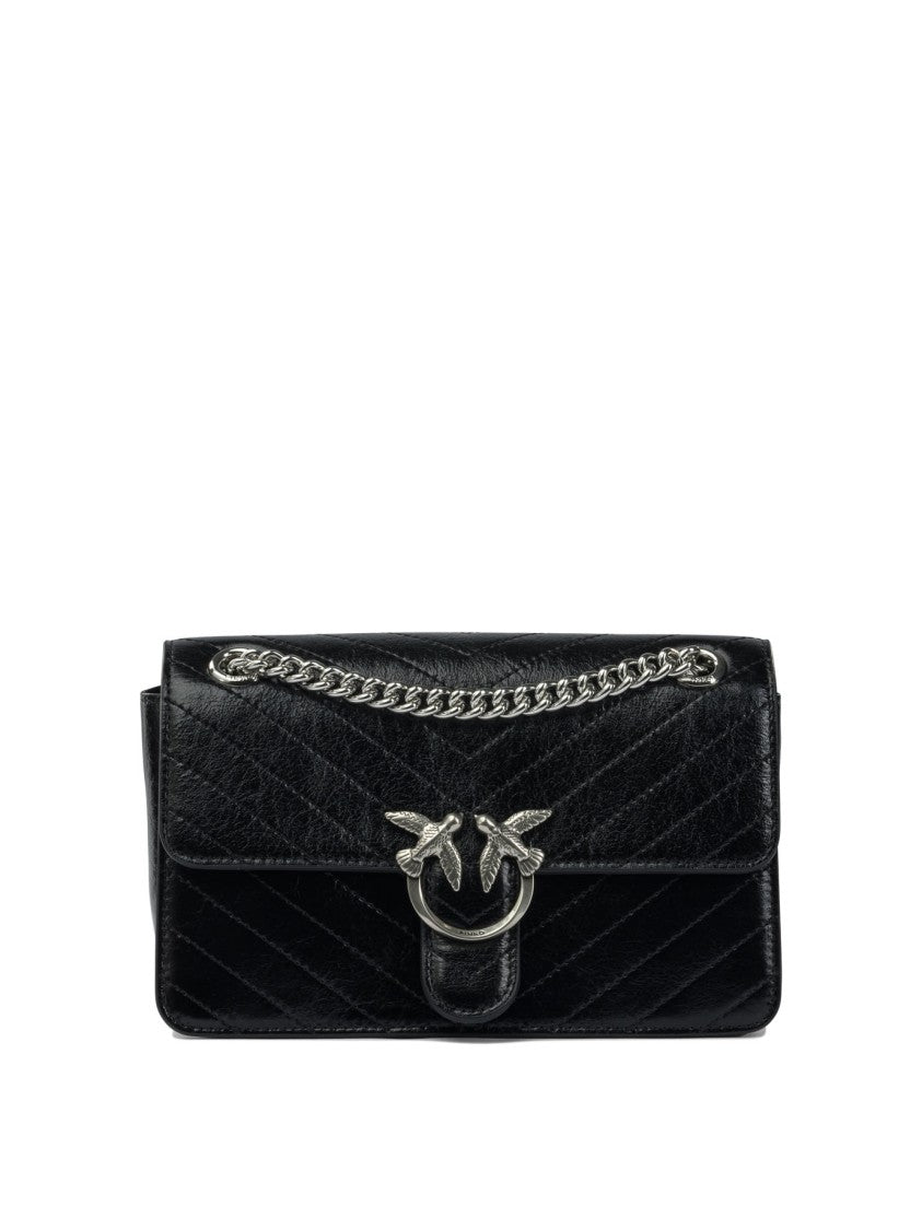 Pinko Calfskin Crossbody Bag
